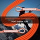 thumbnail image 5 of Arnés de cuerda de escalada Paracord multifuncional de polipropileno de 8 mm con hebillas de mosquetón naranja, 5 of 5