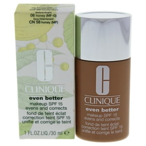 Clinique - Maquillaje Aún Mejor Spf 15 - Cn 58 Miel (Mf) - Piel Seca A Mixta Grasa De Para Mujeres - Base De 1 Oz