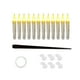 thumbnail image 5 of 12 velas flotantes colgantes, velas cónicas sin llama con control remoto, velas flotantes de Halloween para fiesta de cumpleaños y Halloween , blanco cálido, 5 of 5