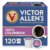 Victor Allen'S Coffee - Cápsulas De Café Victor Allen'S 100% Colombianas De Tostado Medio X120