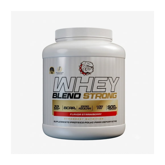Proteina Whey Blend Strongest 900g Frutilla