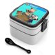thumbnail image 1 of ¡Jakers! Las Aventuras de Piggley Winks Fiambrera de Doble Capa, Contenedor de Almuerzo Portátil Apilable, Almacenamiento de Alimentos Hermético a Prueba de Fugas, 1000ml, 1 of 6