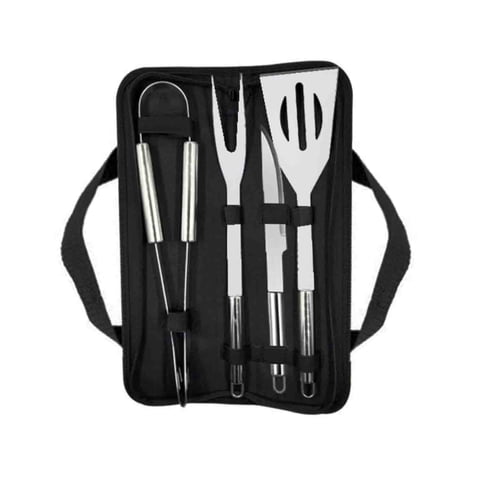 Importclick - Set Maletín Asado Parrilla 4 Herramientas