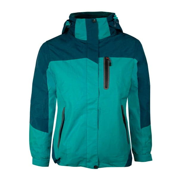Chaqueta 3 En 1 Desmontable Bicolor Mujer