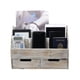 thumbnail image 5 of Organizador de escritorio Executive Office Solutions WO3 de madera rústica, 5 of 9