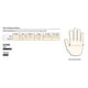 thumbnail image 3 of Glove Carhartt Wind Fighter, forro polar con forro térmico, color gris, talla pequeña, 3 of 3