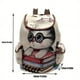 thumbnail image 4 of Kawaii Cartoon Flap Backpack, Classic Vintage Storage Travel Rucksack, Women's Casual School Bag, 4 of 4