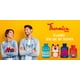 thumbnail image 2 of Guatero Thermicachile 2 Lt Parka Celeste Cierre Fucsia, 2 of 2
