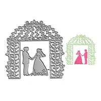 Troquel Hgsalk De Metal Para Bodas, Bodas, Novias, Plateadas