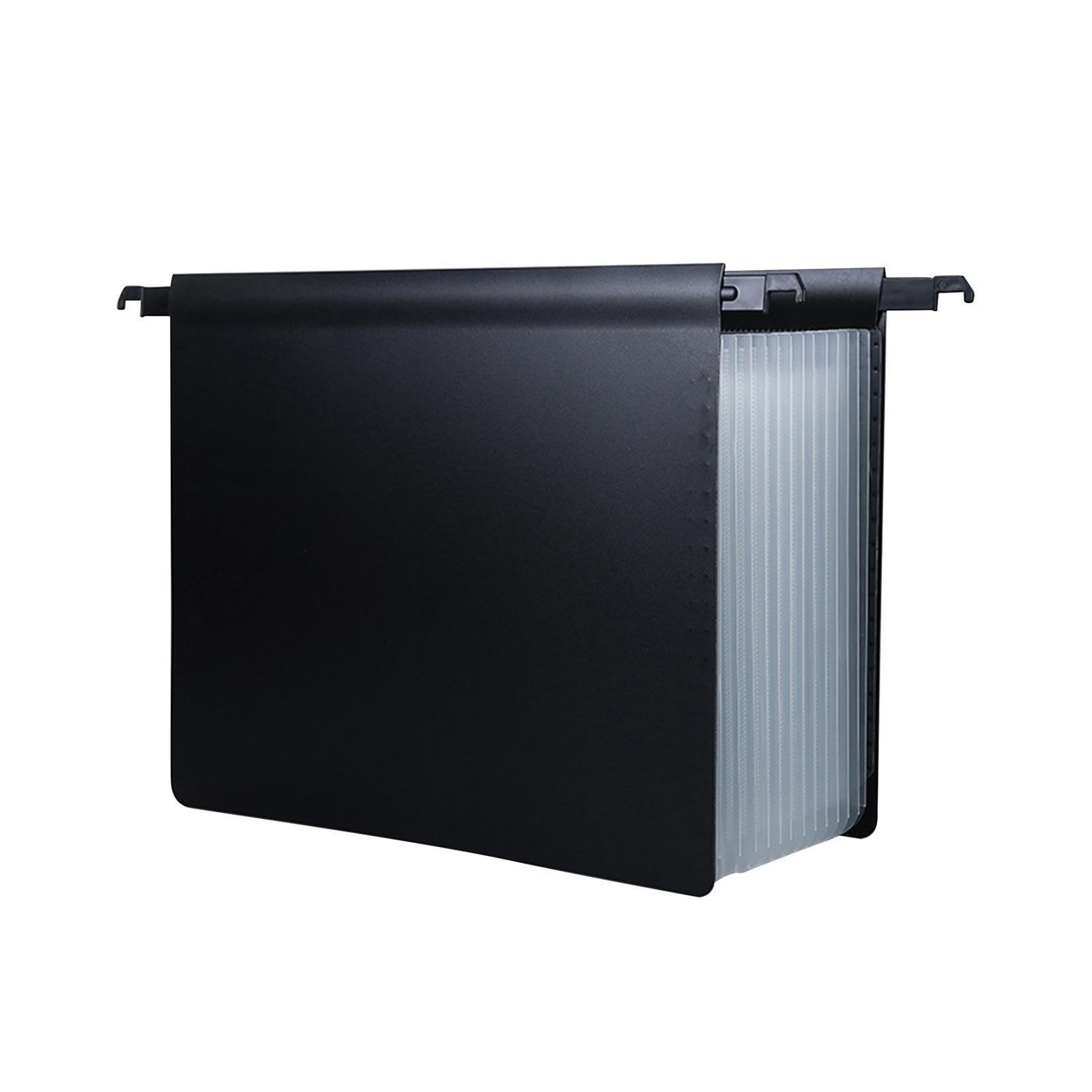 Ioensy - Carpeta De Archivos Colgante Expandible, Organizador De Archivos En Acordeón Para Recibos De Documentos, Transparente