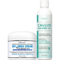 Set Eliminador De Callos En Los Pies Ebanel Con Crema De Urea Al 40% Y Ácido Salicílico