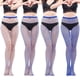 thumbnail image 1 of Medias de rejilla de cintura alta para mujer, medias transparentes de rejilla de cintura alta (talla única), 1 of 5