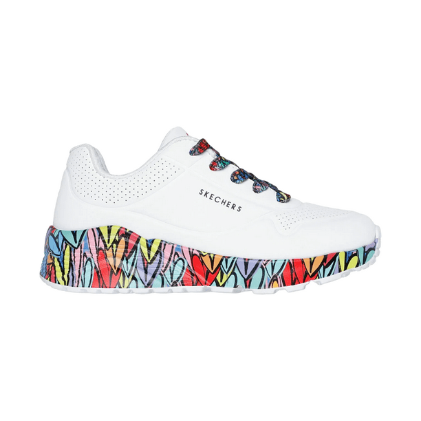 ZAPATILLAS URBANAS SKECHERS UNO LITE SUBTLE LOVE INFANTIL | 314088L-WMLT - Talla 36
