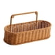 thumbnail image 3 of Organizador de almacenamiento tejido para montar en la pared, cesta colgante con asa, decoración hecha a mano para habitación, cesta de almacenamiento Oval, 3 of 5