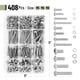 thumbnail image 2 of Kit surtido de tuercas y tornillos Mr. Pen de acero inoxidable, 408 piezas, 2 of 7