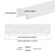 thumbnail image 5 of Tiradores de dedo para gabinete MATOOYA de aluminio blanco de 30 cm, 5 of 8