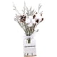 thumbnail image 3 of Maceta De Cristal, Florero, Maceta De Flores Secas, Contenedor De Terrario, Mesa De Salón, Flor De Cinta Blanca, 3 of 5