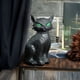 thumbnail image 3 of Gato Negro Animado con Luz y Sonido 33 cm Halloween - Frank & Mortis, 3 of 3