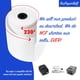thumbnail image 4 of Papel térmico PosPaperRoll 8 cm x 70 m, paquete de 10 rollos, libre de BPA, 4 of 4