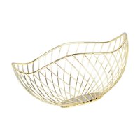 Bothyi - Contenedor De Cesta De Frutas Para Decoración De Mesa De Comedor De Fiesta De Boda Dorado