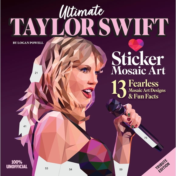 Libro de Pegatinas Diseño Originales Mosaico Artístico Definitivo de Taylor Swift