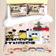 thumbnail image 2 of Snoopy Print Duvet Cover Set Happy Dog Snoopy's Baby Room Neighbourhood Mattress Bedding Set 3 Pieces, 2 of 5