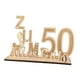 thumbnail image 2 of Soporte Para Regalo De Dinero De 50 Cumpleaños, Placa Para Libro De Visitas, Adorno De Escritorio, 2 of 3