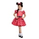 thumbnail image 1 of Disfraz de Disney Minnie Mouse para niñas, rojo, talla 2T, 1 of 5