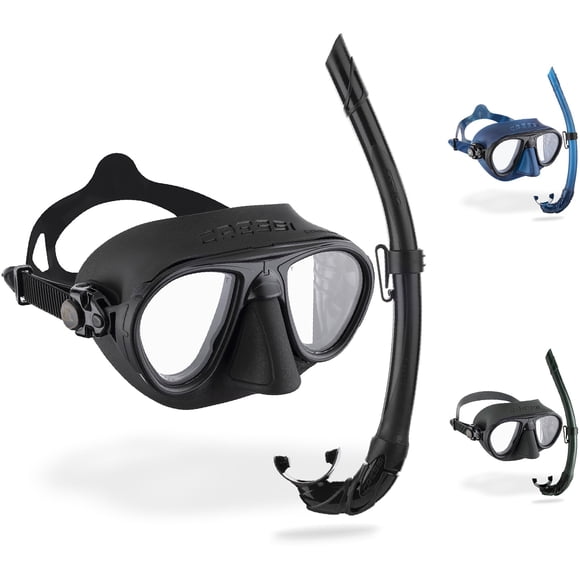 Set de máscara y snorkel Cressi Calibro & Corsica para buceo