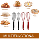 thumbnail image 5 of Juego de batidores de silicona, batidores con revestimiento antirayaduras para cocinar y hornear, juego de 4 batidores de cocina resistentes, 5 of 5