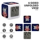 thumbnail image 3 of Wolfboy y la Fábrica de Todo theme 7 colors Alarm Clock Digital LED Alarm Clock Gifts for kids friends family, 3 of 6