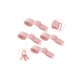 thumbnail image 4 of Tirantes de Sujetador para Mujer INSPIRE CHIC 2 Pares 10/12/15/18/20mm de Ancho Correas Elásticas Ajustables para Hombro Coral Claro-Patrón de Flores-18mm, 4 of 5
