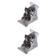thumbnail image 2 of 2x Bisagra De Muebles De Muebles Plegables Para Muebles Para Muebles Sillas De Banco De Trabajo Plateado, 2 of 5