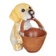 thumbnail image 3 of Caja De Almacenamiento Para Perros, Estatuilla De Resina, Adorno, Joyería, Estatua De Cachorro Con Canasto, 3 of 3