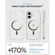 thumbnail image 4 of Funda de teléfono Spigen Ultra Hybrid MagFit para iPhone 17, oro transparente, 4 of 8