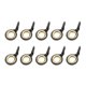 thumbnail image 2 of 10x Guías de ca?a de pescar de acero inoxidable Kit de reparación de punta de ca?a de pescar Oro 7, 2 of 5