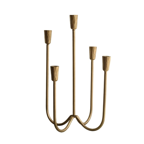Centro De Mesa Con Candelabro De 5 Cabezas Para Fiesta, San Valentín O Sala De Estar.