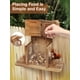 thumbnail image 5 of Comedero para ardillas Turosur, casa de madera para ardillas, para exterior, 5 of 7