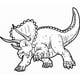 thumbnail image 1 of Decomural Triceratops Prehistoric Dinosaur WS-33635, 1 of 2