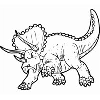 Rienda Libre Graphics - Decomural Triceratops Prehistoric Dinosaur Ws-33635