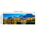 thumbnail image 4 of 1pc Canvas Painting, Lake Forest Mountain Scenery Painting, Wall Art Decor, For Living Room, Bedroom, No Frame, 19.68*59.05inch, 4 of 5