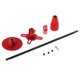 thumbnail image 5 of Soporte de soporte de montaje fijo plegable de antena de compás GPS para Quadcopter rojo, 5 of 5