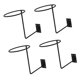 thumbnail image 3 of Soporte Para Casco De Metal Soporte De Pared Para Sombrero Bola Peluca Estante Para Colgar Gancho Soporte De Exhibición 4x, 3 of 5