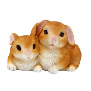 Magideal - Estatuilla De De Resina Maceta Pequeña Maceta Pequeña Linda Maceta De Conejo Macetas Para Fiesta De Cumpleaños Jardín De Hadas Mesa Amantes