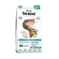 Dibaq Sense - Alimento Seco Gato Adulto Sterilized Sabor Pollo Y Pato Bolsa, 6 Kg