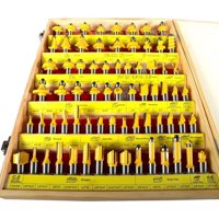 D&M - Juego De Brocas Para Fresadora Vástago De 1/4 70 Pcs