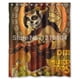 thumbnail image 1 of Cortina de ducha de maquillaje del Día de los Muertos de México, juego de cortina de baño con ganchos, tamaño 36 x 72 pulgadas, 1 of 3
