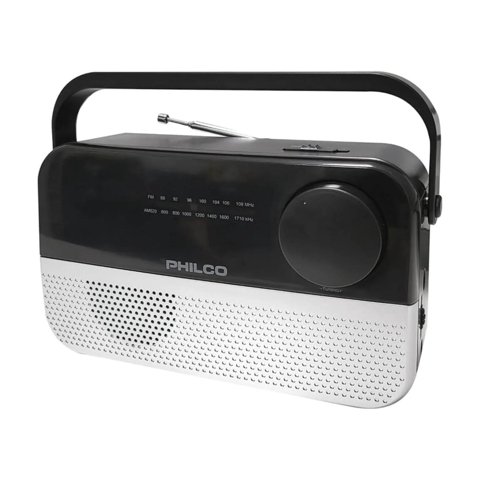 Philco - Radio Portatil Am Fm Bluetooth Aux Negro Cr220B