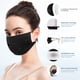 thumbnail image 3 of Mascarillas desechables SOOQOO, 100 unidades, 3 capas, impermeables (negras), 3 of 7
