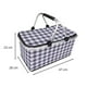 thumbnail image 4 of Bolso Termico Plegable Cuadros Negros Cooler Canasta Picnic, 4 of 7